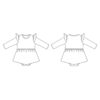 Body vestido com asinhas de 0 a 12 meses